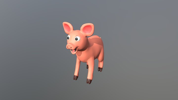 Porco 3D Model