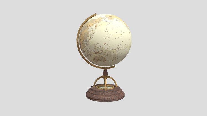 Vintage globe 3D Model