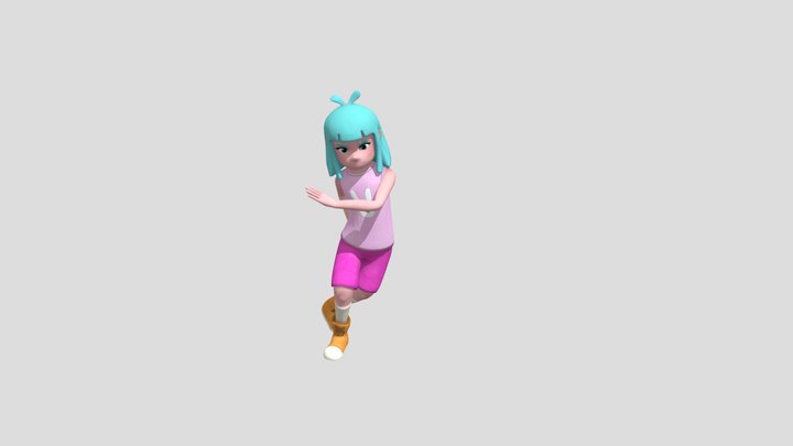 Hip Hop Dancing 3D Model