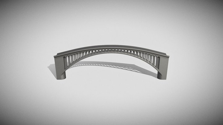 Simple Bridge 3D Model