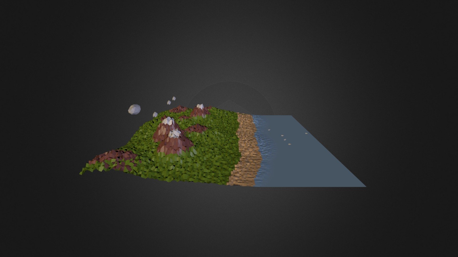 LowPoly landscape