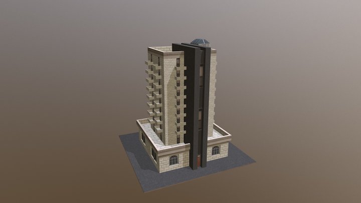 Apartment With Texture 3D Model