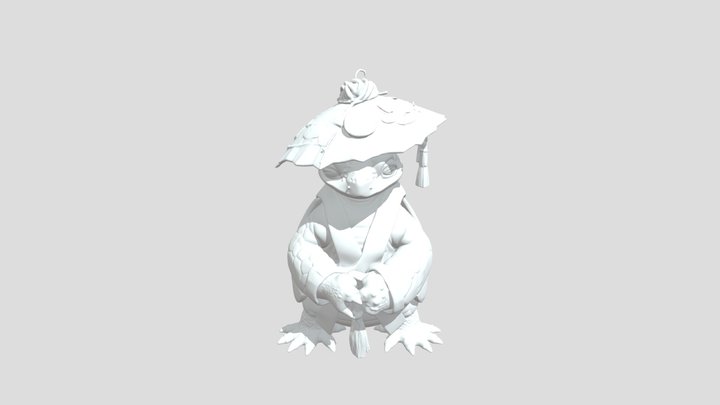 Zen Turtle Monk – Stylized Fantasy Character