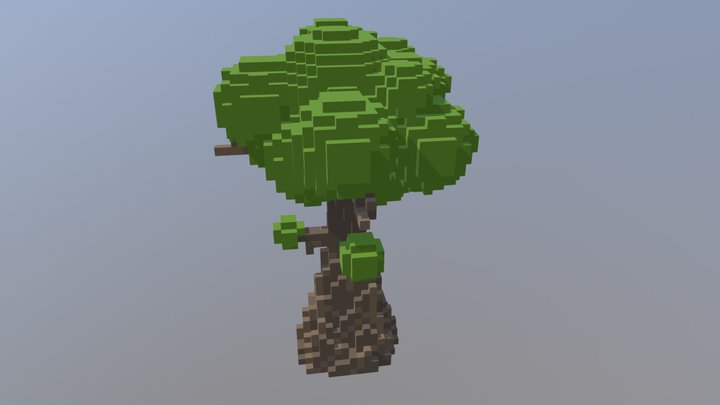 Voxel tree 3D Model