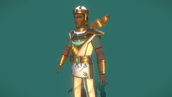 [Student Work] Egyptian Soldier 3D Model