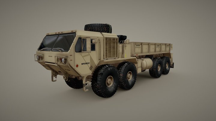 HEMTT Heavy Expanded Mobility Tactical Truck 3D Model