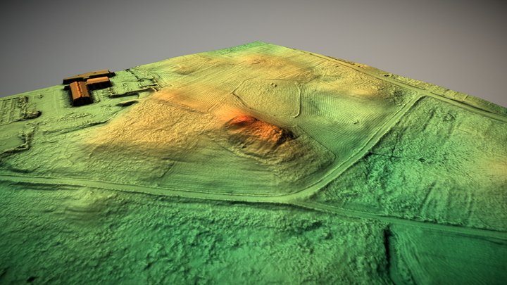 Salako piliakalnis (Lithuania) – Gratis 3D-model STL