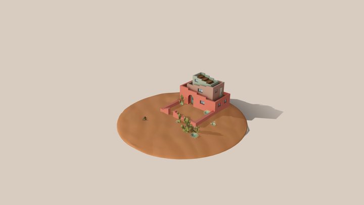 Adobe Oasis 3D Model