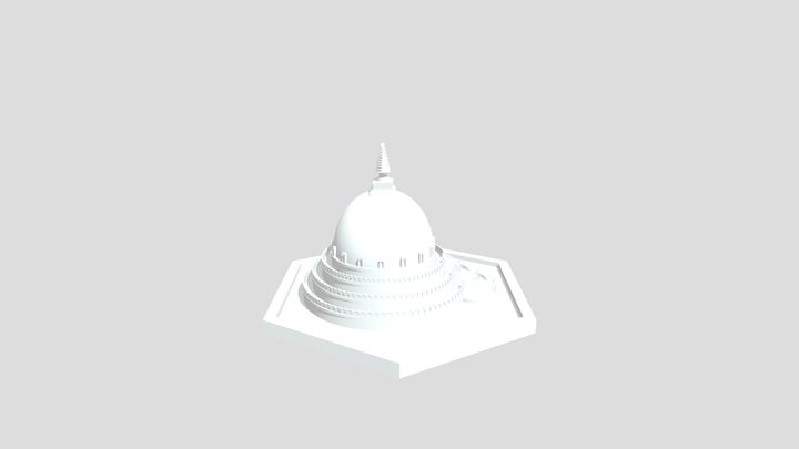 Stupa 3D Model