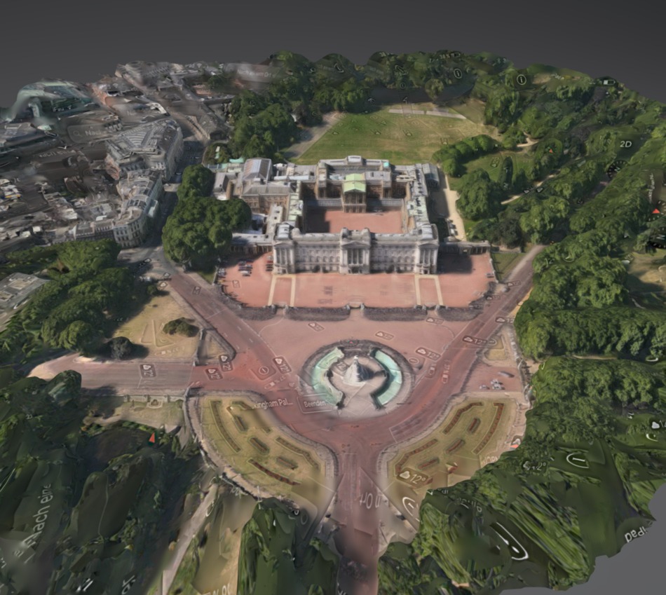 Buckingham Palace as per iOS Maps