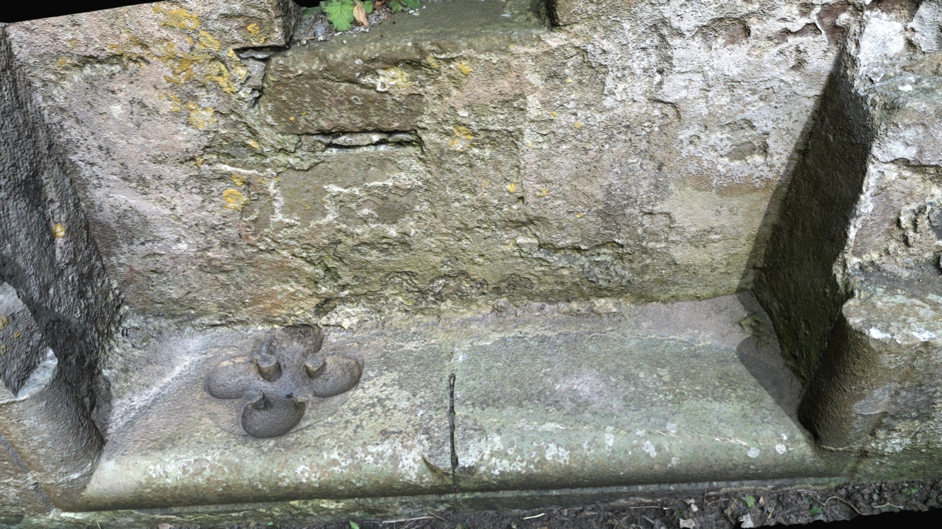 Piscina, Abbeydorney Church (KE021-053001-)