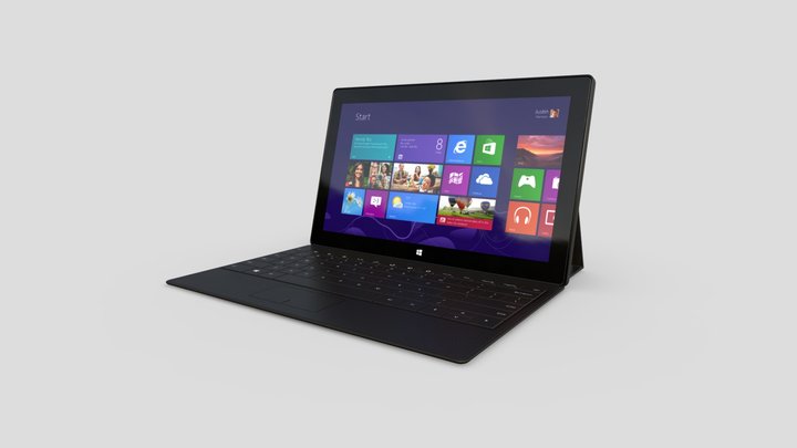 Microsoft Surface RT (made in Blender 3.5.1) 3D Model
