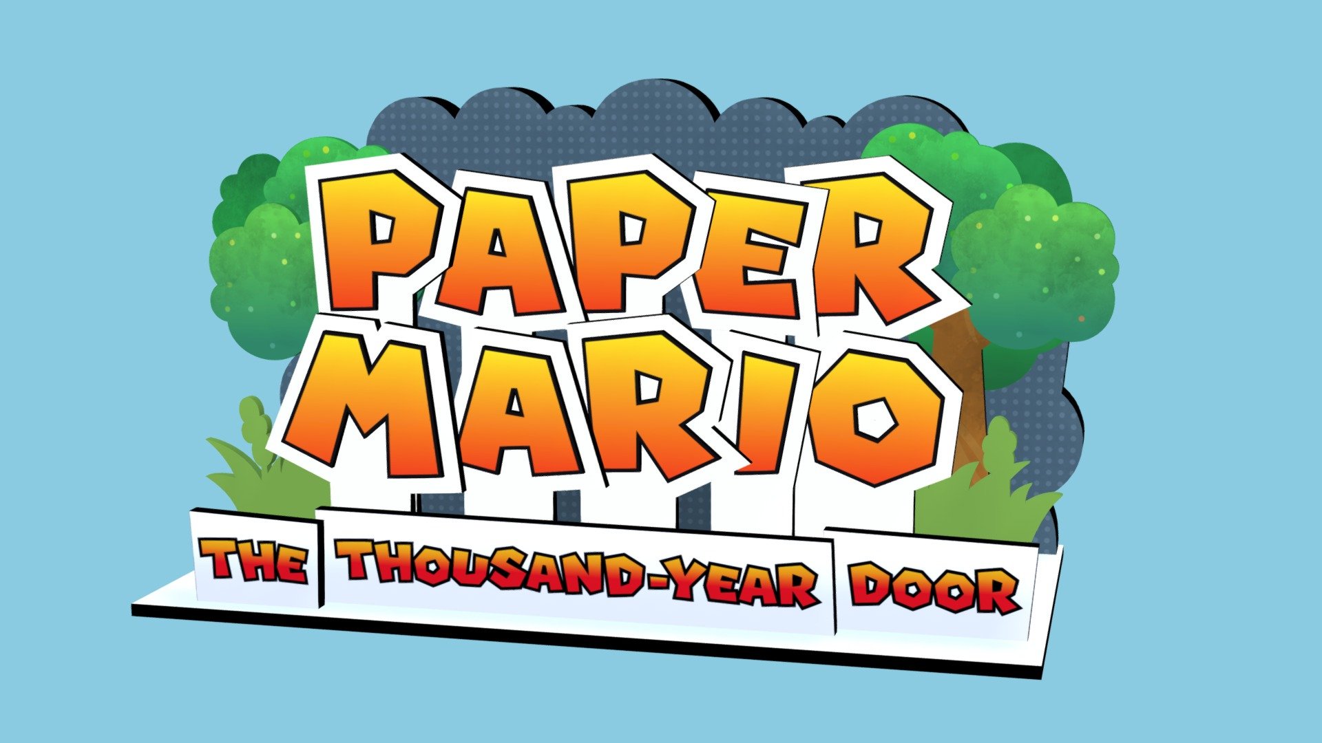 Paper Mario Ttyd Remake Logo 3d Model By Fawfulthegreat64 [8057a2e] Sketchfab