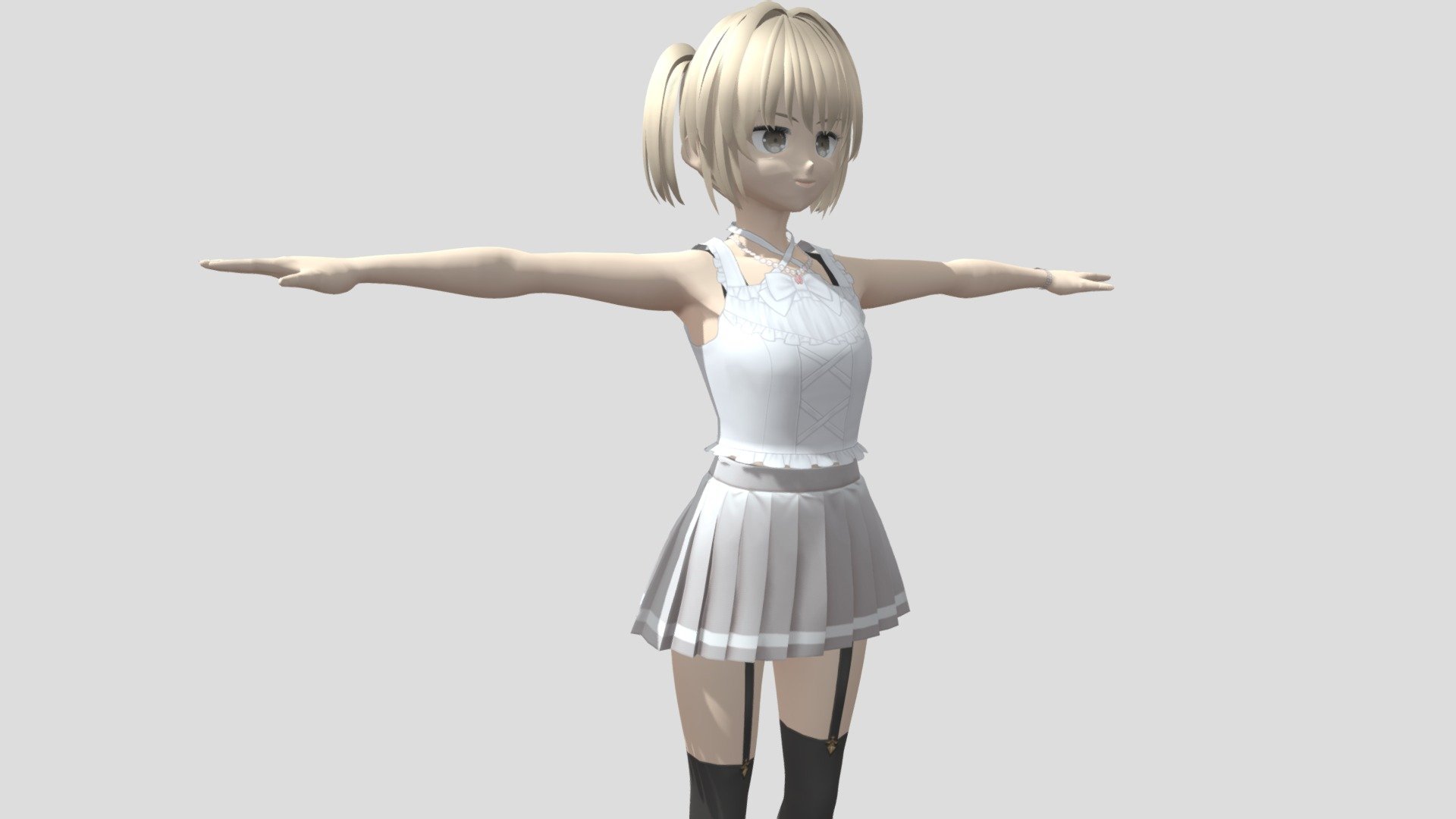 【anime Character】casual Female V1unity 3d Buy Royalty Free 3d Model By 3d動漫風角色屋 3d Anime 6760