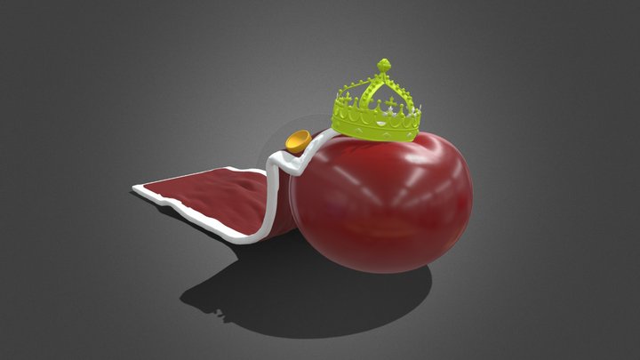 King Tomato / Tomate Rei 3D Model