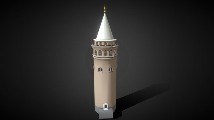 Galata Kulesi 3D Model