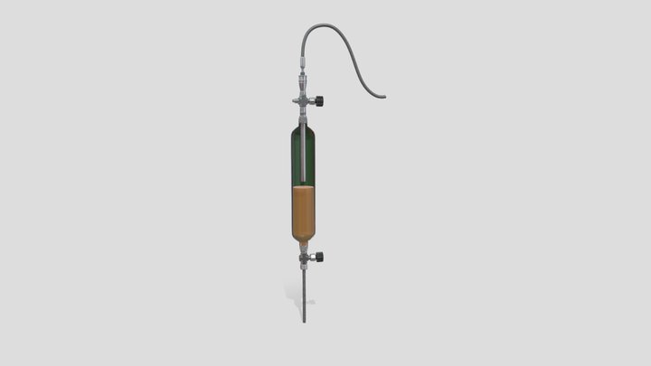 High Pressure Cylinder 3D Model