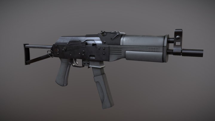 PP-19-01 Vityaz 3D Model