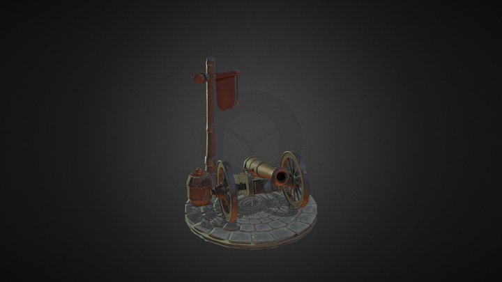 [Student Work] Old Cannon 3D Model