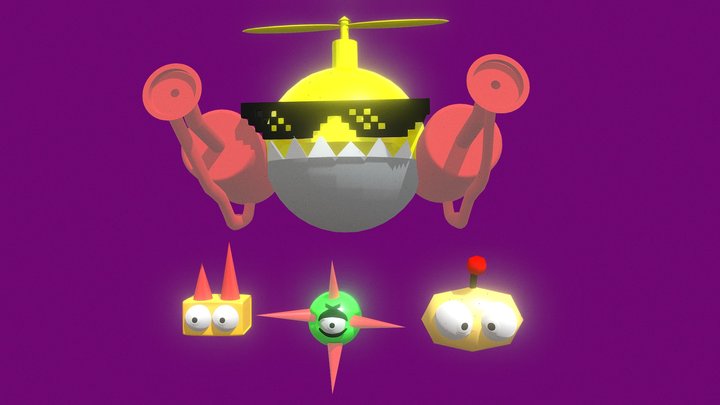 Soap Aliens 3D Model