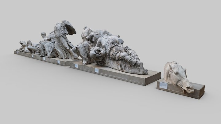 Parthenon Sculptures East Pediment – Modelo 3D gratuito STL
