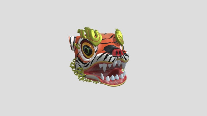 Bhutan Mask 3 3D Model