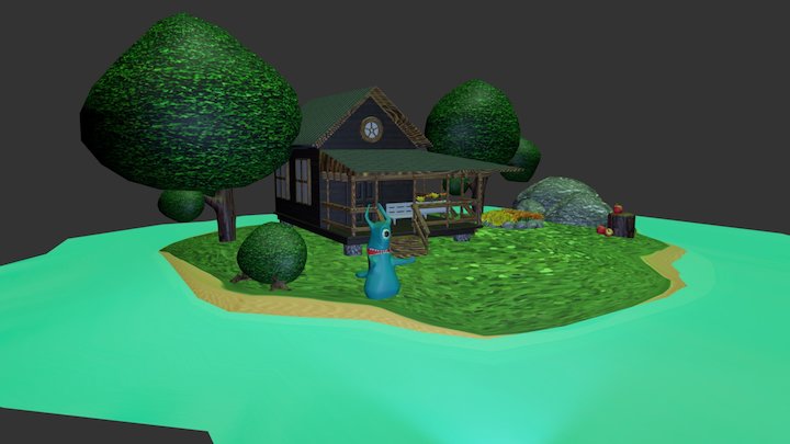 Monster Garden 3D Model