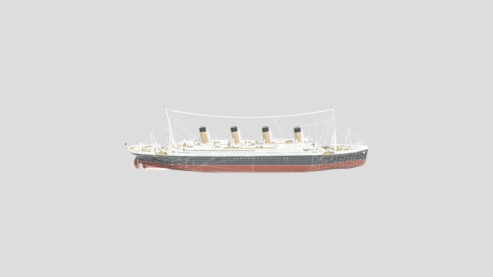 RMS+Titanic+1912 3D Model