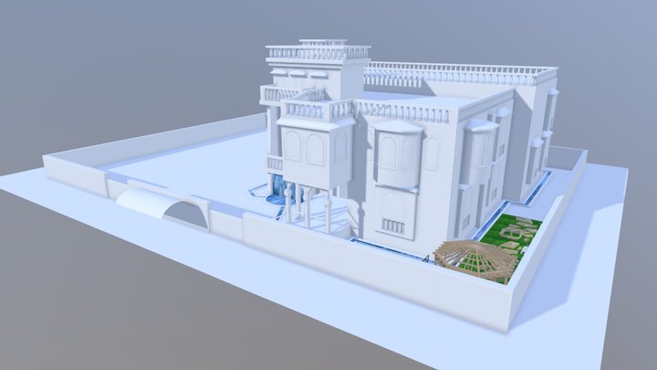 Bahla House 3D Model