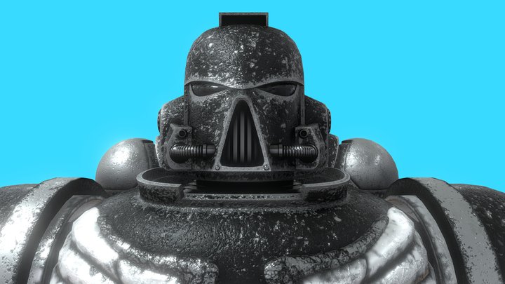 Space Marine Base Armor - Warhammer 40K 3D Model