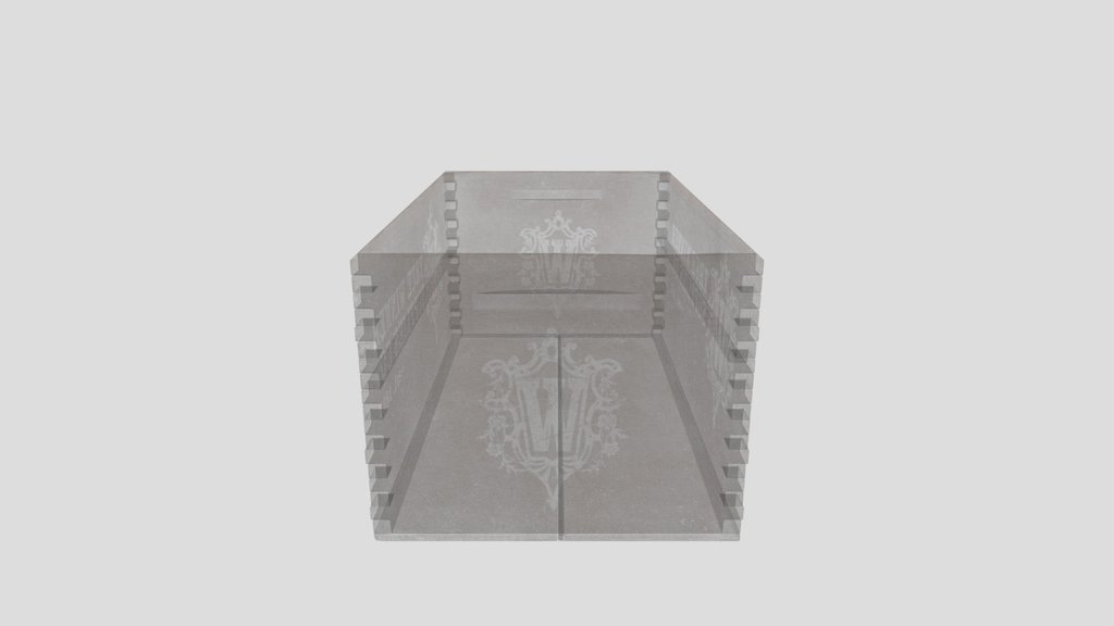 Dovetail Jointed Wooden Crate Branded