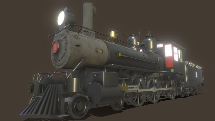 Sierra Railway #3 3D Model