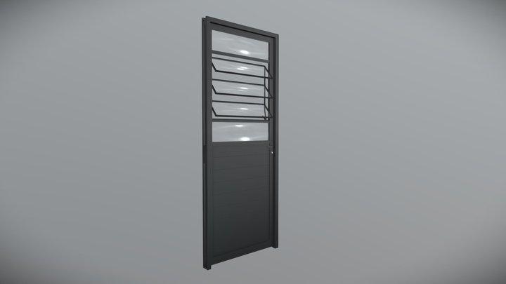 Porta de Giro Lambri Mista Basculante - LA 3D Model