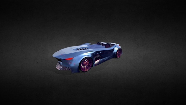 BMW shark (Game car) 3D Model