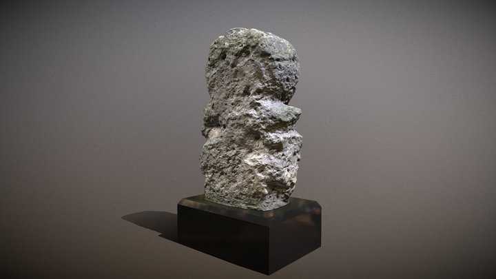 Estela funeraria medieval 3D Model