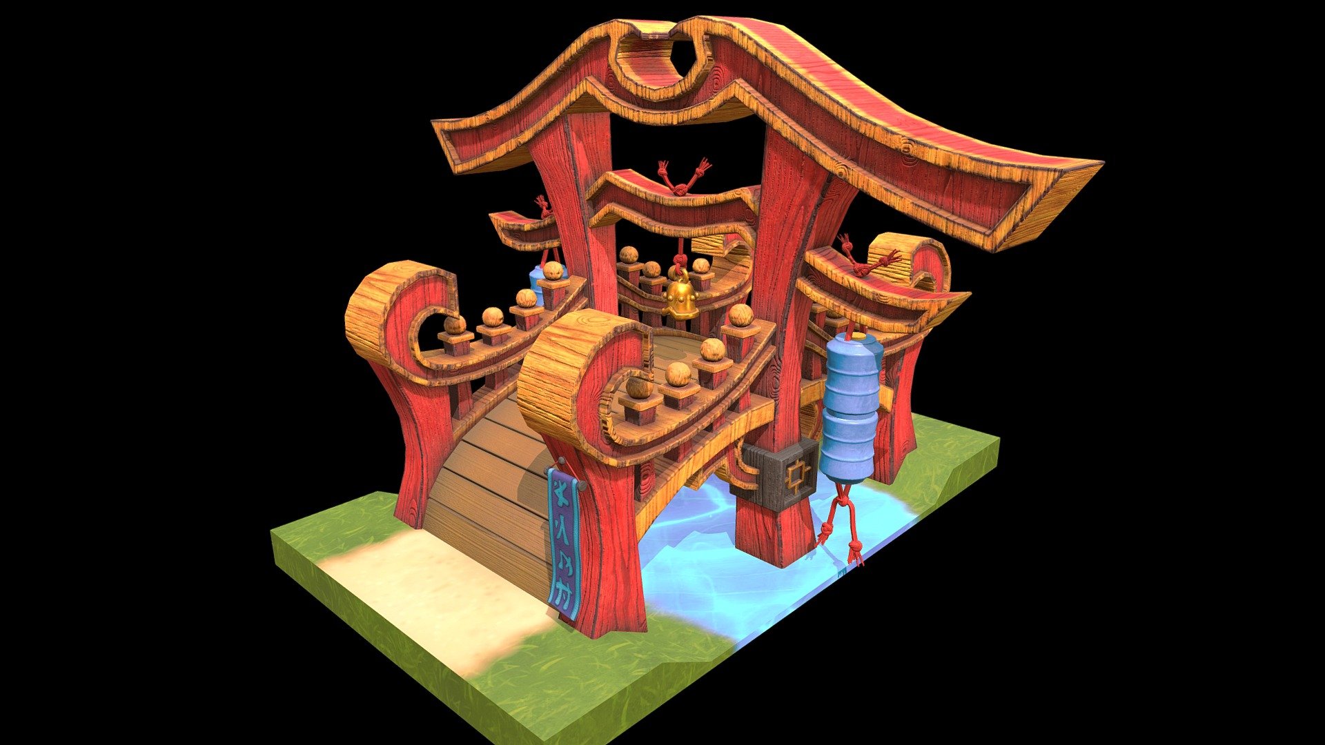 WOW Bridge Of Pandaria - Download Free 3D Model By Tatiana_Lytvyn ...