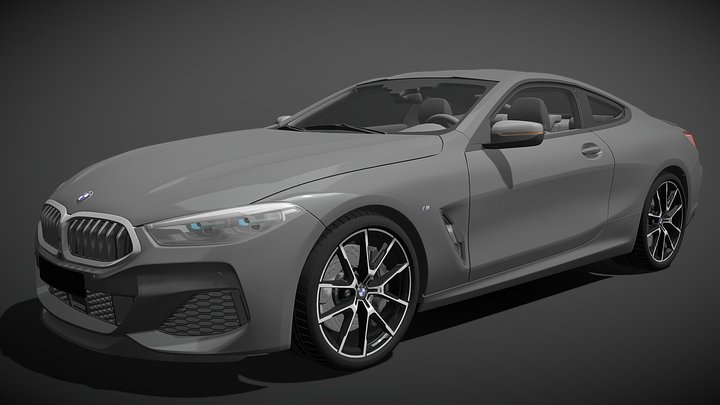 Bmw M850i coupe – Free 3D Model STL