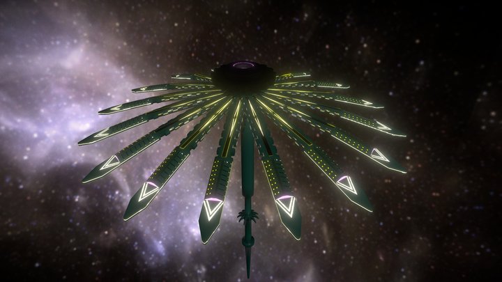 Space Mine 2044 3D Model
