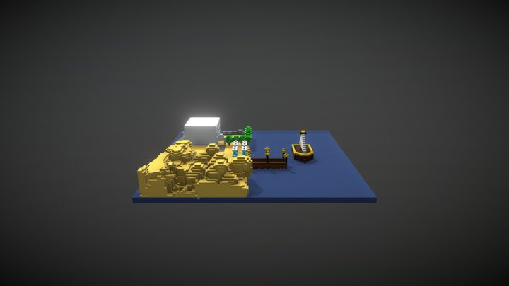 Yacinedelimibateau 3D Model