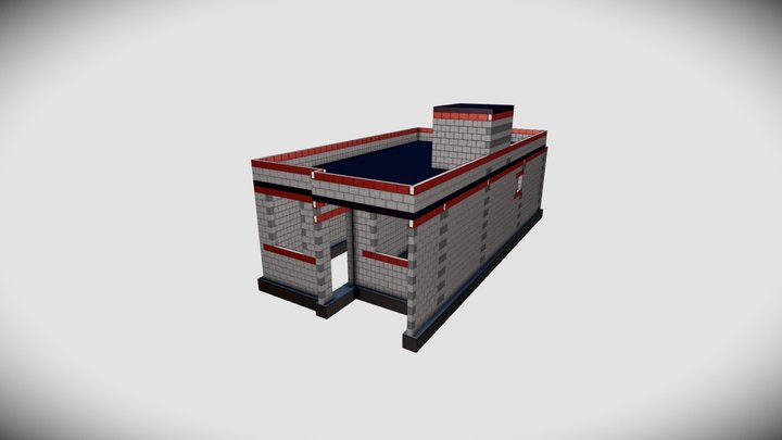 Alvenaria Estrutural - Residência Unifamiliar 3D Model