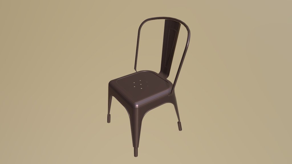 Metal Stackable Industrial Dining Chairs