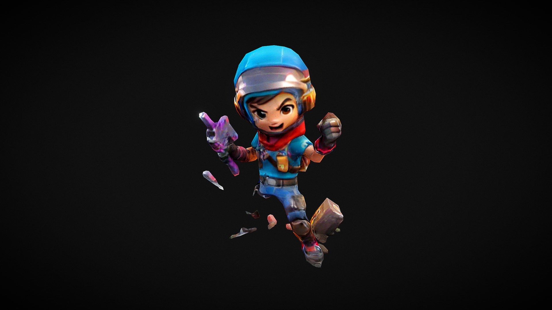 An action-packed scene from the popular mobile g - Download Free 3D ...