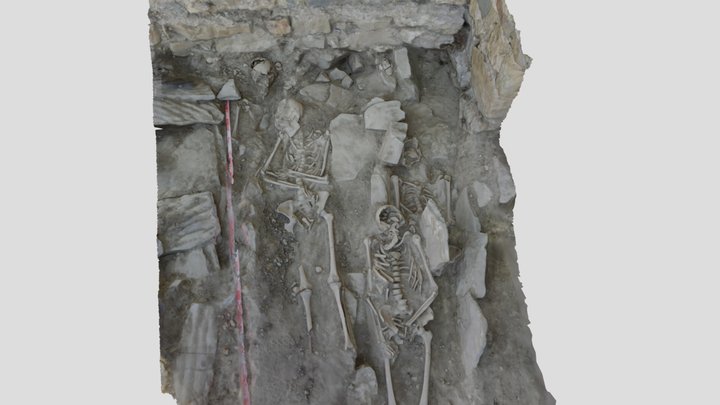 Morts Absis del castell de Santa Maria de Besora 3D Model