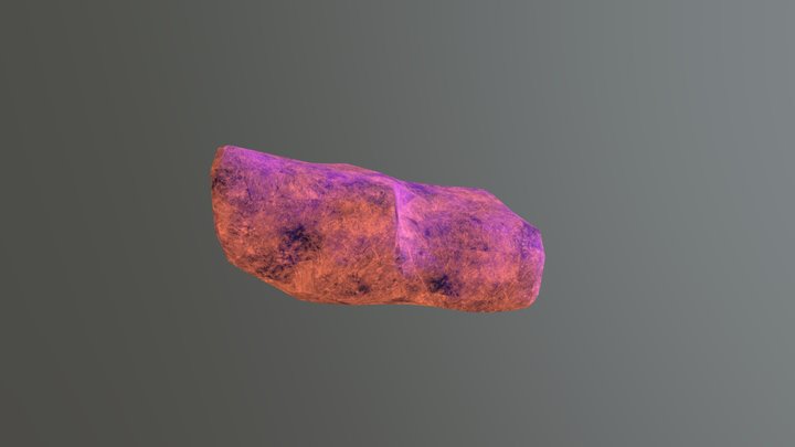 Glow in the Dark Rock 3D Model