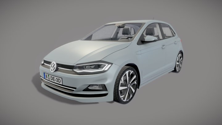 VW POLO 2019 3D Model