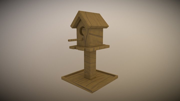 Bird House 3D Model