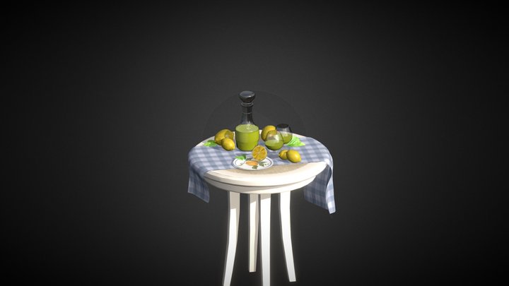 When life gives you lemons...LIMONCELLO 3D Model