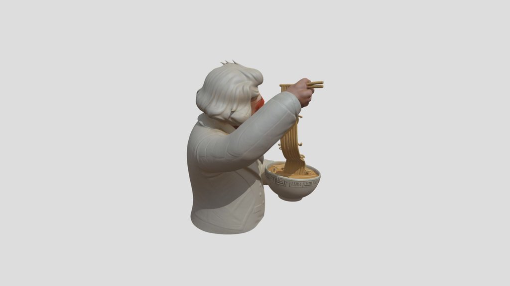 White-haired Character by Tripo