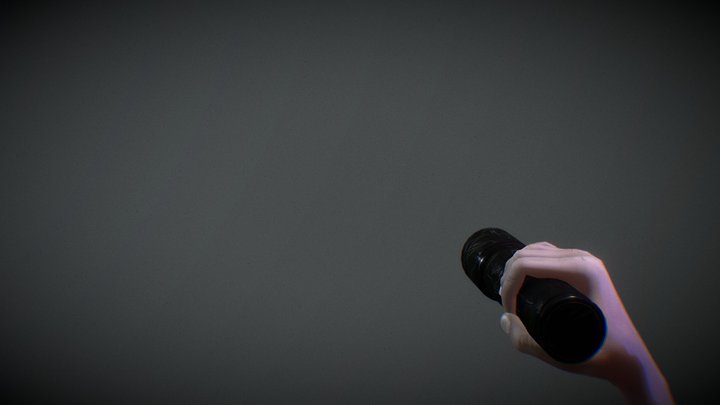 Horror Game Ready Hand 3D Model
