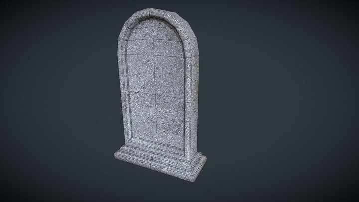 Tombstone | Game Ready Prop 3D Model